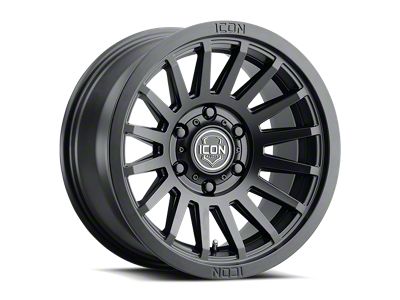 ICON Alloys Recon SLX Satin Black 6-Lug Wheel; 17x8.5; 25mm Offset (14-18 Silverado 1500)