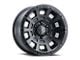 ICON Alloys Thrust Satin Black 6-Lug Wheel; 17x8.5; 25mm Offset (14-18 Silverado 1500)
