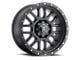 ICON Alloys Alpha Satin Black 8-Lug Wheel; 20x9; 12mm Offset (20-25 Silverado 3500 HD SRW)