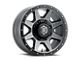 ICON Alloys Rebound HD Titanium 8-Lug Wheel; 18x9; 12mm Offset (20-24 Silverado 3500 HD SRW)