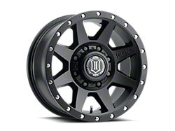 ICON Alloys Rebound HD Satin Black 8-Lug Wheel; 17x8.5; 6mm Offset (17-22 F-250 Super Duty)