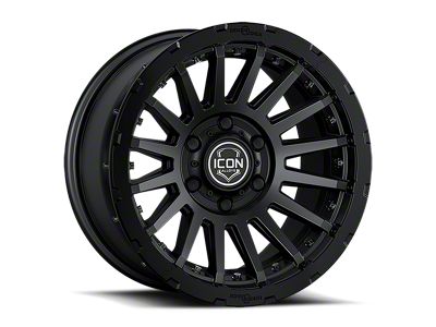 ICON Alloys Recon Pro Satin Black 6-Lug Wheel; 17x8.5; 25mm Offset (15-20 Tahoe)