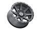 ICON Alloys Rebound Double Black 6-Lug Wheel; 17x8.5; 0mm Offset (15-20 Yukon)