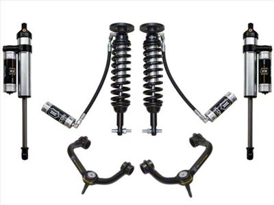 ICON Vehicle Dynamics 1.75 to 2.63-Inch Suspension Lift System with Tubular Upper Control Arms; Stage 4 (2014 2WD F-150)