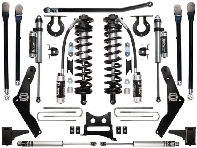 ICON Vehicle Dynamics 4.50 to 5.50-Inch Coil-Over Conversion System; Stage 5 (11-16 4WD 6.7L Powerstroke F-350 Super Duty)