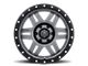 ICON Alloys Six Speed Gunmetal 6-Lug Wheel; 17x8.5; 6mm Offset (21-24 F-150)