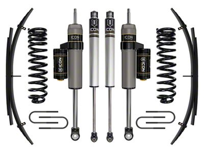 ICON Vehicle Dynamics 2.50-inch Suspension Lift System with Leaf Spring Expansion Packs; Stage 2 (08-10 4WD 6.4L Powerstroke F-250 Super Duty)