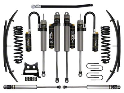 ICON Vehicle Dynamics 2.50-inch Suspension Lift System with Leaf Spring Expansion Packs; Stage 5 (08-10 4WD 6.4L Powerstroke F-250 Super Duty)