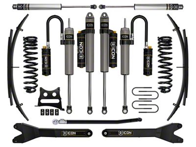 ICON Vehicle Dynamics 2.50-inch Suspension Lift System with Leaf Spring Expansion Packs; Stage 6 (08-10 4WD 6.4L Powerstroke F-250 Super Duty)