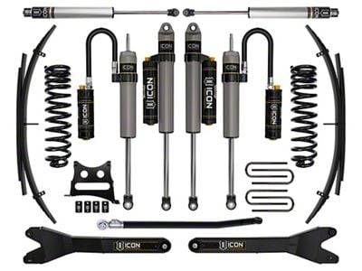 ICON Vehicle Dynamics 2.50-inch Suspension Lift System with Leaf Spring Expansion Packs; Stage 6 (11-16 4WD 6.4L Powerstroke F-250 Super Duty)