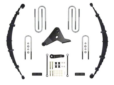 ICON Vehicle Dynamics 4-Inch Leaf Spring and Block Suspension Lift System (00-04 4WD 6.0L/7.3L Powerstroke F-250 Super Duty)