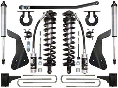 ICON Vehicle Dynamics 4 to 5.50-Inch Coil-Over Conversion Lift System; Stage 2 (05-07 4WD 6.0L Powerstroke F-250 Super Duty)