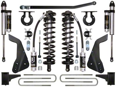 ICON Vehicle Dynamics 4 to 5.50-Inch Coil-Over Conversion Lift System; Stage 3 (05-07 4WD 6.0L Powerstroke F-250 Super Duty)