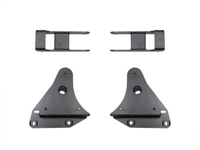 ICON Vehicle Dynamics 4.50-Inch Front Lift Hanger and Shackle Kit (99-04 4WD F-250 Super Duty)