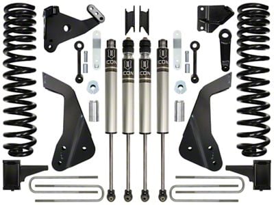 ICON Vehicle Dynamics 7-Inch Suspension Lift System; Stage 1 (08-10 4WD F-250 Super Duty w/ Automatic Transmission)