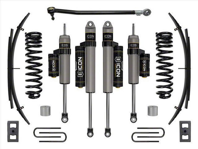 ICON Vehicle Dynamics 2.50-Inch Suspension Lift System with Expansion Pack; Stage 3 (23-24 4WD 6.7L Powerstroke F-350 Super Duty SRW)