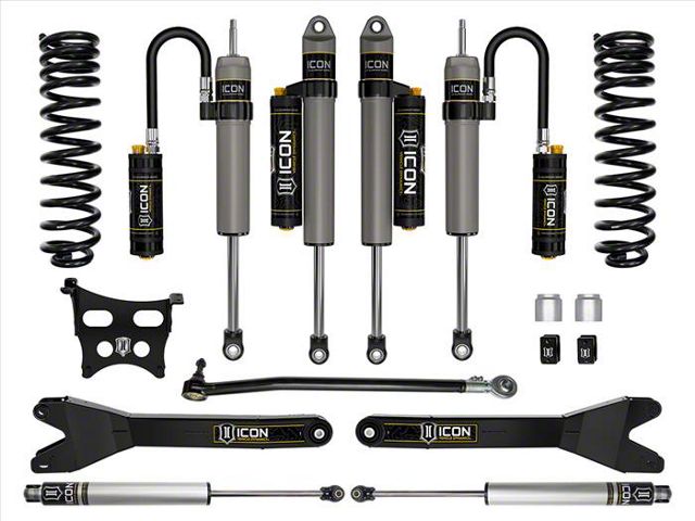 ICON Vehicle Dynamics 2.50-Inch Suspension Lift System with Radius Arms; Stage 5 (23-24 4WD 6.7L Powerstroke F-350 Super Duty SRW)