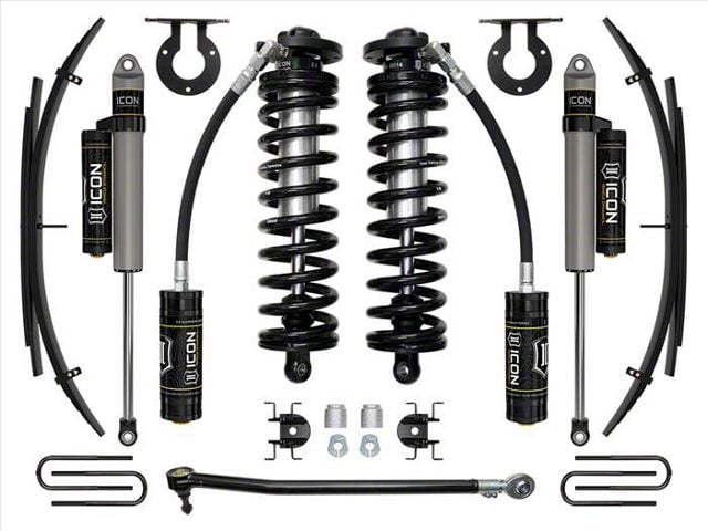 ICON Vehicle Dynamics 2.50 to 3-Inch Coil-Over Conversion System with Expansion Pack; Stage 3 (17-24 4WD 6.7L Powerstroke F-350 Super Duty SRW)