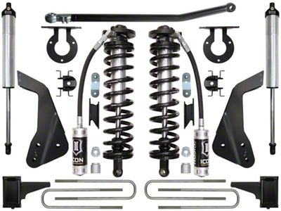 ICON Vehicle Dynamics 4 to 5.50-Inch Coil-Over Conversion Lift System; Stage 2 (08-10 4WD 6.4L Powerstroke F-350 Super Duty)