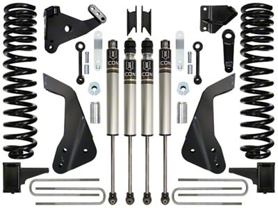 ICON Vehicle Dynamics 7-Inch Suspension Lift System; Stage 1 (08-10 4WD F-350 Super Duty w/ Automatic Transmission)