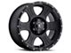 ICON Alloys Shield Satin Black 6-Lug Wheel; 17x8.5; 0mm Offset (07-13 Sierra 1500)