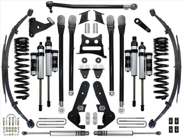 ICON Vehicle Dynamics 7-Inch Suspension Lift System; Stage 4 (17-22 4WD 6.7L Powerstroke F-250 Super Duty)