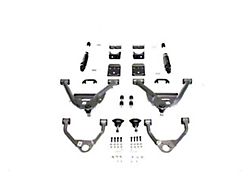 IHC Suspension Lowering Kit; 4-Inch Front / 6-Inch Rear (07-16 Sierra 1500 Regular Cab w/ Stock Cast Steel Control Arms)