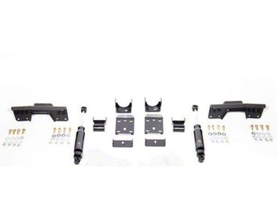 IHC Suspension Lowering Kit with Bolt-On C-Notch; 5-Inch Rear (99-06 Sierra 1500)
