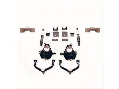 IHC Suspension Lowering Kit with Weld-On C-Notch; 3-Inch Front / 5-Inch Rear (99-06 4WD Sierra 1500)