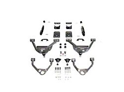 IHC Suspension Lowering Kit; 4-Inch Front / 6-Inch Rear (14-18 Silverado 1500 Regular Cab w/ Stock Cast Aluminum or Stamped Steel Control Arms)