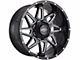 Impact Wheels 807 Gloss Black Milled 6-Lug Wheel; 20x10; -12mm Offset (04-08 F-150)