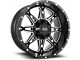 Impact Wheels 810 Gloss Black Milled 6-Lug Wheel; 20x10; -12mm Offset (04-08 F-150)