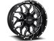 Impact Wheels 813 Gloss Black Milled 6-Lug Wheel; 20x12; -44mm Offset (04-08 F-150)