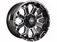 Impact Wheels 818 Gloss Black Milled 6-Lug Wheel; 20x10; -12mm Offset (04-08 F-150)