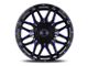 Impact Wheels 819 Gloss Black and Blue Milled 6-Lug Wheel; 18x9; 0mm Offset (04-08 F-150)