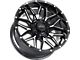 Impact Wheels 819 Gloss Black Milled 6-Lug Wheel; 18x9; 0mm Offset (04-08 F-150)