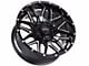 Impact Wheels 819 Gloss Black Milled 6-Lug Wheel; 17x9; 0mm Offset (07-13 Sierra 1500)