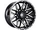 Impact Wheels 819 Gloss Black Milled 6-Lug Wheel; 17x9; -12mm Offset (07-13 Sierra 1500)