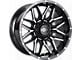 Impact Wheels 819 Gloss Black Milled 6-Lug Wheel; 18x9; -12mm Offset (07-13 Sierra 1500)