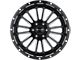 Impact Wheels 833 Gloss Black Milled 6-Lug Wheel; 17x9; -12mm Offset (07-13 Sierra 1500)