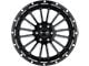 Impact Wheels 833 Gloss Black Milled 6-Lug Wheel; 20x9; 0mm Offset (07-13 Sierra 1500)