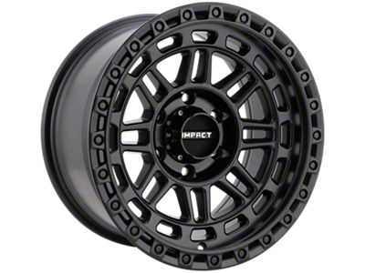 Impact Wheels 8806 Satin Black 6-Lug Wheel; 17x9; 0mm Offset (07-13 Sierra 1500)