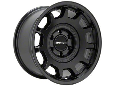 Impact Wheels 8807 Satin Black 6-Lug Wheel; 17x9; 0mm Offset (07-13 Sierra 1500)