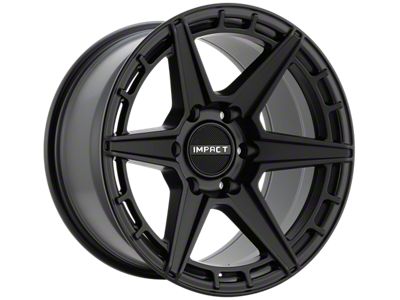 Impact Wheels 8809 Satin Black 6-Lug Wheel; 17x9; 0mm Offset (07-13 Sierra 1500)