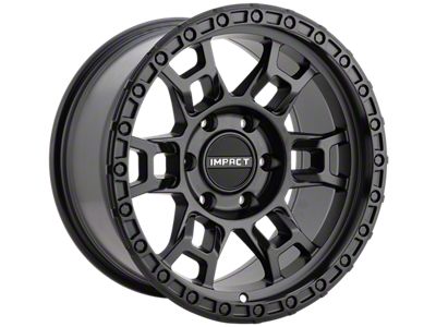 Impact Wheels 8812 Satin Black 6-Lug Wheel; 17x9; 0mm Offset (07-13 Sierra 1500)