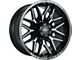 Impact Wheels 819 Gloss Black Milled 8-Lug Wheel; 20x10; -19mm Offset (11-14 Sierra 2500 HD)