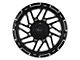 Impact Wheels 808 Gloss Black Milled 6-Lug Wheel; 20x10; -12mm Offset (07-13 Silverado 1500)