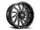 Impact Wheels 811 Gloss Black Milled 6-Lug Wheel; 20x10; -12mm Offset (07-13 Silverado 1500)