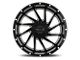 Impact Wheels 811 Gloss Black Milled 6-Lug Wheel; 20x10; -12mm Offset (07-13 Silverado 1500)