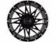 Impact Wheels 814 Gloss Black Milled 6-Lug Wheel; 17x9; -12mm Offset (07-13 Silverado 1500)